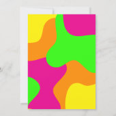 Funky Retro Bridal Shower Kaart (Achterkant)