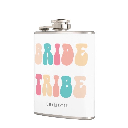 Funky Retro  Bride Tribe Bachelorette Heupfles (Links)