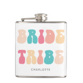 Funky Retro  Bride Tribe Bachelorette Heupfles (Voorkant)