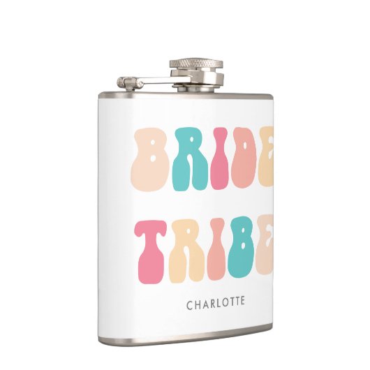 Funky Retro  Bride Tribe Bachelorette Heupfles (Rechts)