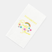 Funky Retro Bruiloftsfeest Servet (Hoek)