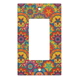 Funky Retro Colorful Mandala Pattern