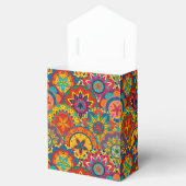Funky Retro Colorful Mandala Pattern Bedankdoosjes (Geopend)