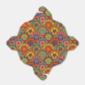 Funky Retro Colorful Mandala Pattern Bedankdoosjes (Uitgevouwen)