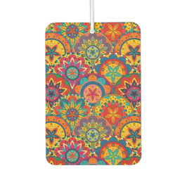 Funky Retro Colorful Mandala Pattern Luchtverfrisser