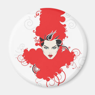 Funky Retro Fridge Magnet