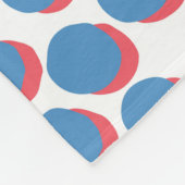Funky Retro Neon:  naadloos Fleece Deken (Hoek)