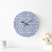 Funky Retro Neon:  naadloos Grote Klok (Huis)