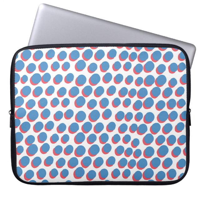 Funky Retro Neon:  naadloos Laptop Sleeve (Voorkant)
