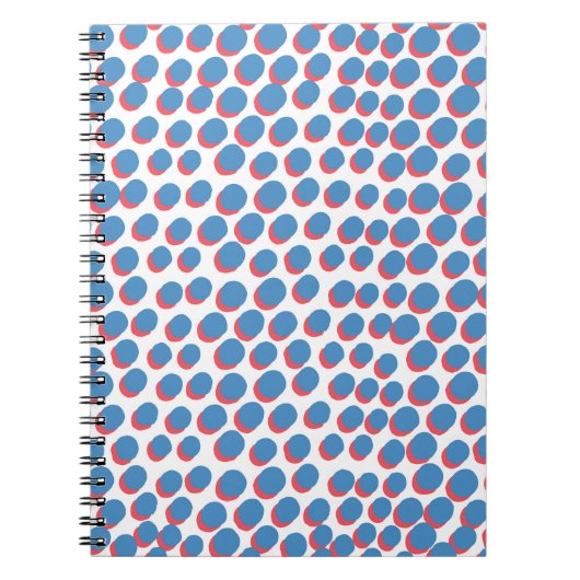 Funky Retro Neon: naadloos Notitieboek (Voorkant)