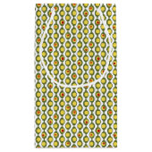 Funky Retro Olive Bead Custom Colours Patroon Klein Cadeauzakje (Achterkant)