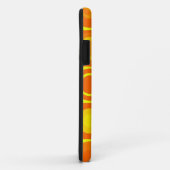 Funky Retro Oranje Yellow Circles Squares Case-Mate iPhone Case (Achterkant/rechts)