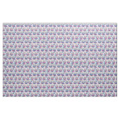 Funky Retro Owls Fabric Stof (Yard (91,4 cm))