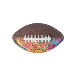 Funky Retro Pattern Abstract Bohemian American Football