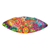 Funky Retro Pattern Abstract Bohemian American Football (Paneel)