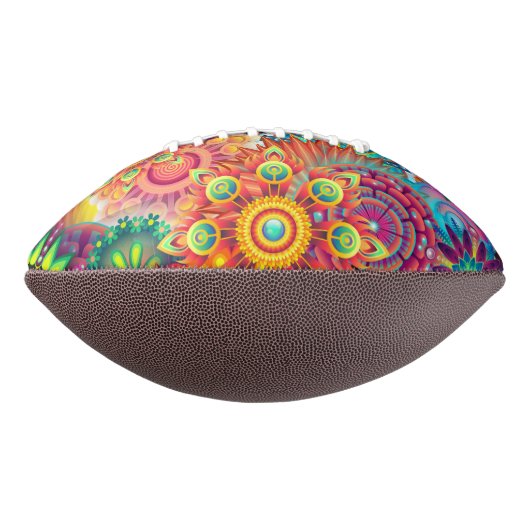 Funky Retro Pattern Abstract Bohemian American Football (Gedraaid 270)