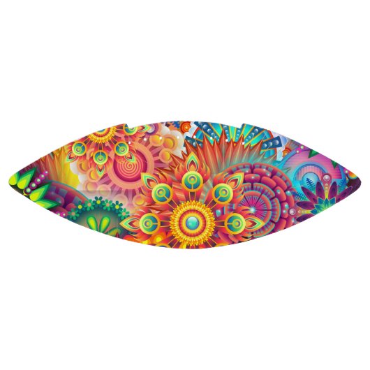 Funky Retro Pattern Abstract Bohemian American Football (Paneel)