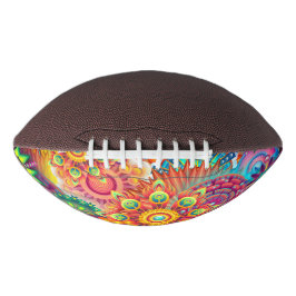 Funky Retro Pattern Abstract Bohemian American Football