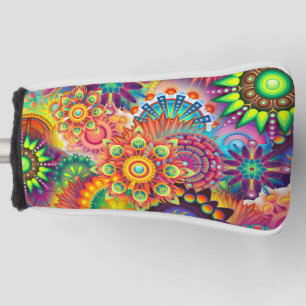 Funky Retro Pattern Abstract Bohemian Golfheadcover