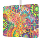 Funky Retro Pattern Abstract Bohemian Luchtverfrisser (Links)
