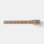 Funky Retro Pattern Abstract Bohemian Satijnen Lint (Voorkant)
