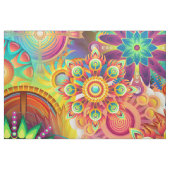 Funky Retro Pattern Abstract Bohemian Stof (Fat Quarter)