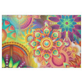 Funky Retro Pattern Abstract Bohemian Stof (Fat Quarter)