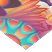 Funky Retro Pattern Abstract Bohemian Tafelkleed (Gekanteld)