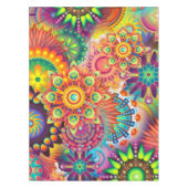 Funky Retro Pattern Abstract Bohemian Tafelkleed (Voorkant)