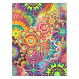 Funky Retro Pattern Abstract Bohemian Tafelkleed
