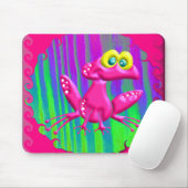 Funky Retro Peace Frog Muismat (Met muis)