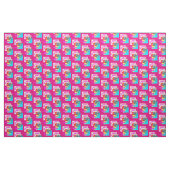 Funky Retro Pop Art Bubble Gum Lips Stof (Yard (91,4 cm))