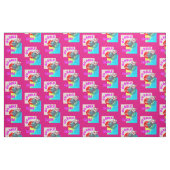 Funky Retro Pop Art Bubble Gum Lips Stof (Fat Quarter)
