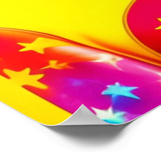 Funky Retro Pop Art Mode Poster (Hoek)