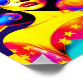 Funky Retro Pop Art Mode Poster (Hoek)