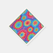 Funky Retro Tie Dye Napkins Servetten (Hoek)