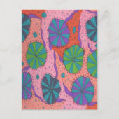 Funky Retro Vibes Briefkaart (Voorkant)