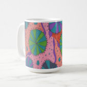 Funky Retro Vibes Koffiemok (Voorkant links)