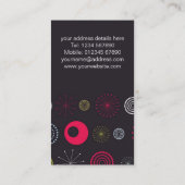 Funky Retro Visitekaartje (Achterkant)