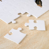 Funky Robin met monocle en pet Legpuzzel (Zijkant)