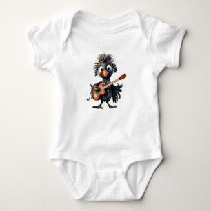 Funky Rocker Bird Romper