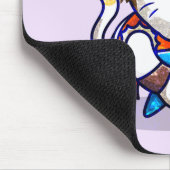 Funky Rockstar Cat - Cool Music Lover Kat Muismat (Hoek)