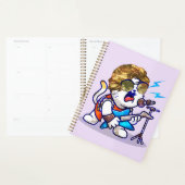 Funky Rockstar Cat - Cool Music Lover Kat Planner (Display)