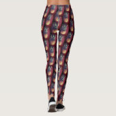 Funky Rode Lekkere Ananas Broek Leggings (Achterkant)