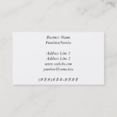 Funky Rooster Visitekaartje (Achterkant)