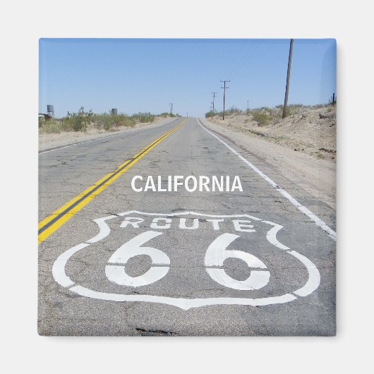 Funky Route 66 magneet! Magneet (Voorkant)