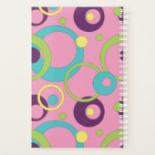 Funky Roze Cirkels Planner (Achterkant)