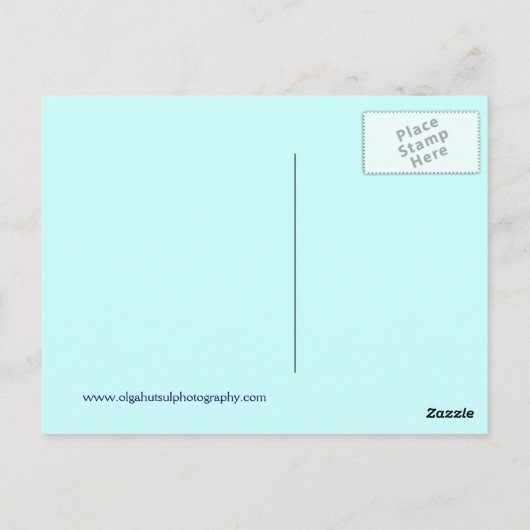 Funky roze Florida flamingo briefkaart (Achterkant)