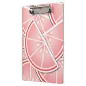 Funky roze grapefruitwiggen klembord (Links)