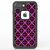 Funky Roze & Paarse Patroon (Achterkant)